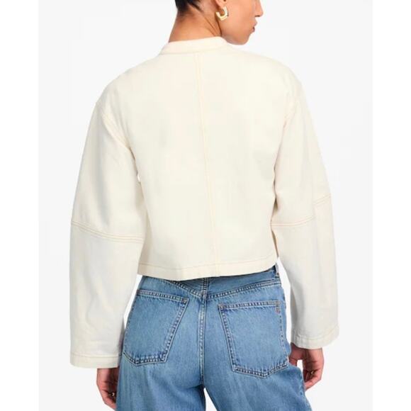 Madewell Cocoon-Sleeve Denim Lady Jacket Size XXS NWT - Picture 5 of 9